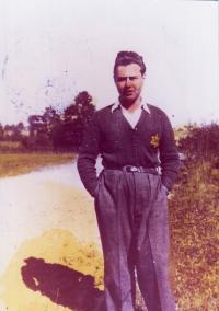 Ota Kraus v přípravném kurzu hachšara, 1941