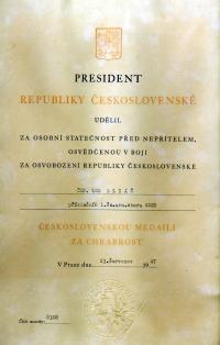 Vyznamenání 1947