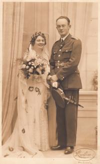 Wedding of uncle František Novák, approx 1932