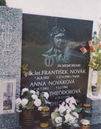 Grave of uncle František Novák, Sokoleč