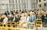 Celebration of the 50th anniversary of the end of WWII, Prague Castle, 8th May 1995