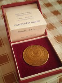 The medal "40 Years of ČSSR".
