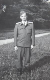 G.Szász the army in 1956