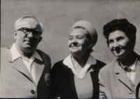 Mr. Hoška, Mrs. Hošková with Růženka Vacková