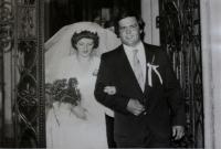 Wedding picture of youngest son Tomáš, 1970s