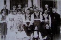 Ján Tocký with Slovak pilgrims in Rome