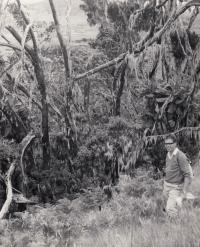 Jan Jeník on the side of Kilimanjaro - 1967