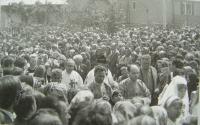Ján Janok, the first mass, July 1971