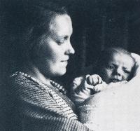 Jiří Anderle with his mum