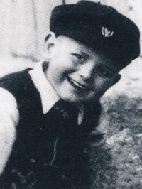 Jiří Anderle as a boy