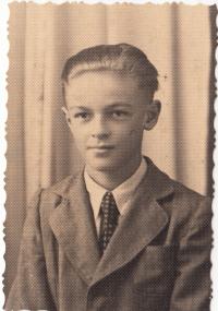 As a young man (around 1944)