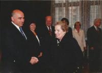 Mr. Foršt meets Madeleine Allbright