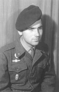 Mr. Foršt during the obligatory military service