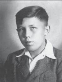 Leon Juřica jako patnáctiletý gymnazista