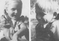 Sister Gotli and Brother Siegfried, Summer 1944