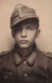 Adolf Kůrka when drafted to the wehrmacht