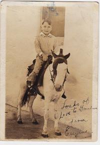Gene Deitch as child, the year 1930