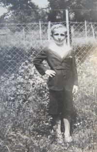 Josef Freml as a child
