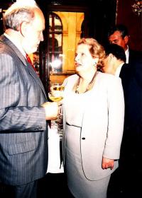 Radim Palouš with Madeleine Albright