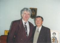 1996 in Bosna with Radovan Karadžič