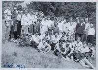 Letný kresťanský tábor, lokalita Ujať, 1963