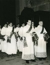 Priest ordination, Lateran basilica - December 23, 1961 