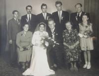 The wedding of Charles and Zdeňka Strakových