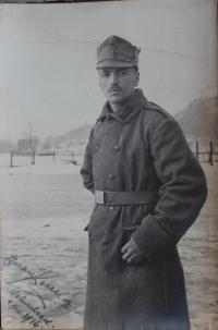otec Emanuel Kimla za 1. sv. války 