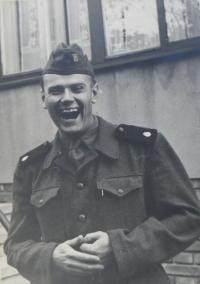 In the army, 1954
