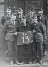 In the army, 13 days of service remaining, 1954