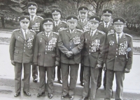 Soldiers of the Czechoslovak Corps (who fought at Jaslo) - Jan Ihnatík second from right, front row