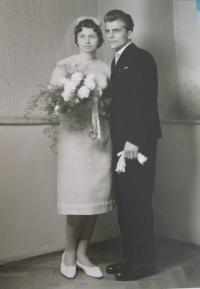 Svatební fotografie Pavla a Hildy Kolínkových