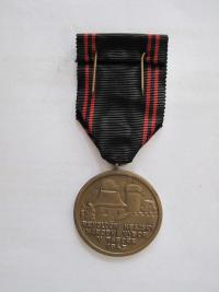 Medaile "Silou Žižkovou" - rub