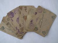 Prisoners' playing cards as a memento