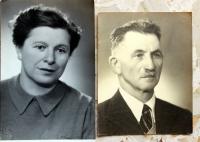 Her parents after the war