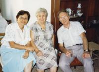 S maminkou a bratrem Felixem 1987