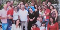 Rodina Evy Erbenové v Izraeli. Uprostřed Eva s manželem Petrem. Ashkelon,  2006