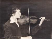 1957 - Inna as a soloist in an ensemble