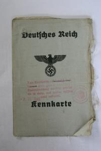 Kennkarte - personal identity card from World War II