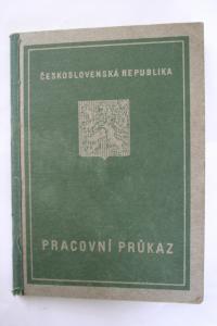 Work licence of Vladimír's father