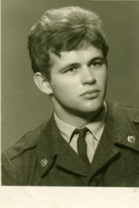 Portrait photo as a young man