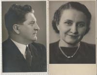 Jiří and Ela Pleskot, Igor's parents