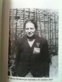 Marta Hynková v koncentráku