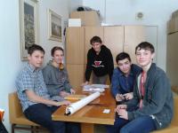 Student team during the project Příběhy našich sousedů
