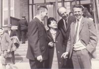 Meeting of K231 members in 1968 - Miloslav Souček the second from right