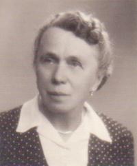 Grandmother Karla Souček, born Hanušová
