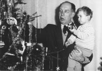 Miloslav Souček na Vánoce 1965