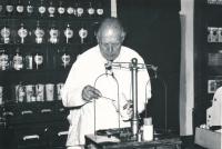 Miloslav Souček in pharmacy