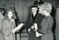 Komrsková - graduation