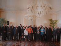 Přijetí delegace Rady seniorů na Hradě r. 2016